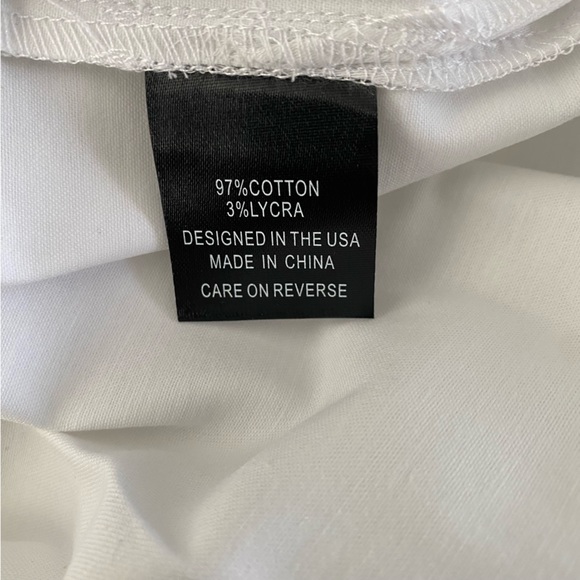 Men’s African Tunic Shirt Sleeve White D’IYANU Size XXL - Picture 9 of 11